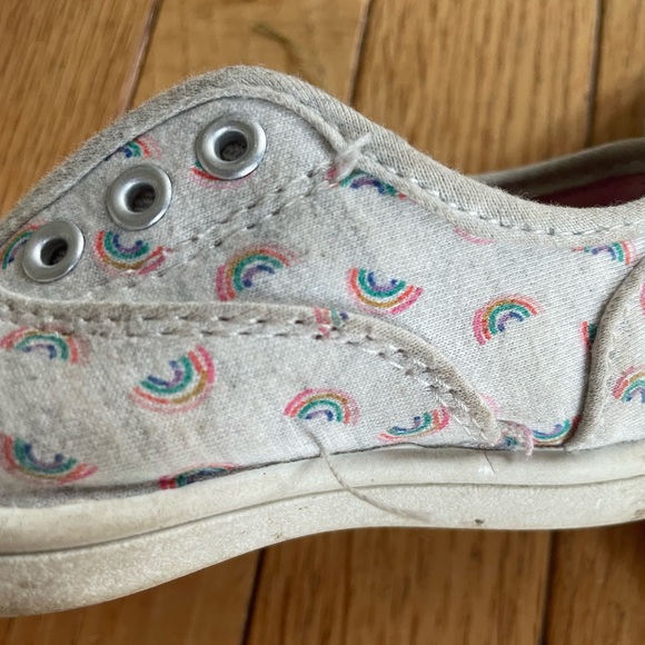 CAT & JACK Sneakers Rory Slip On Rainbows Toddler Girl 6 - Picture 4 of 5